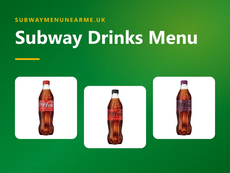 subway drinks menu