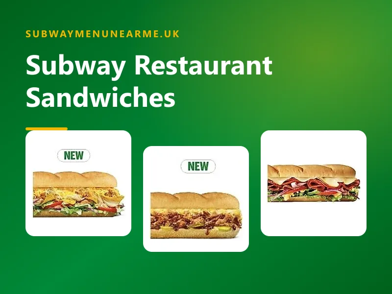 subway restaurant sandwiches