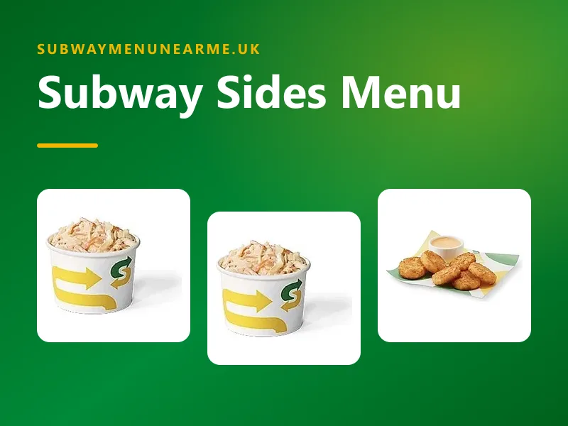 subway sides menu