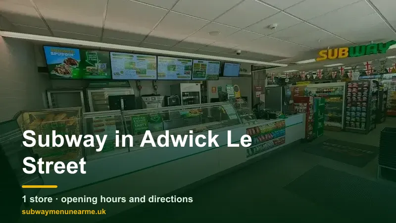 subway adwick le street