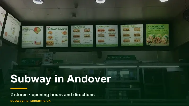 subway andover