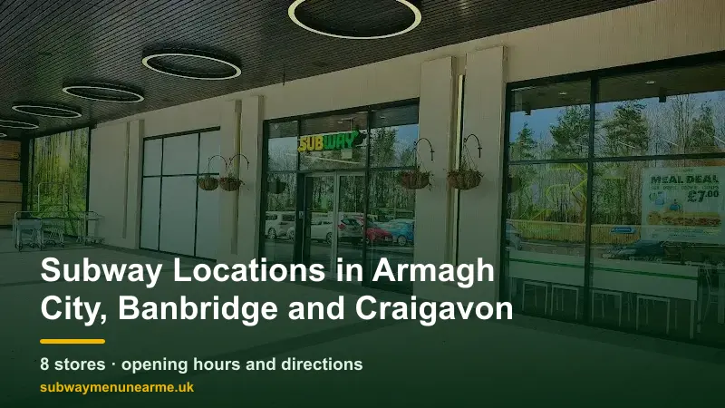 subway armagh city, banbridge and craigavon locations