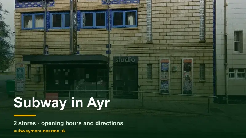 subway ayr