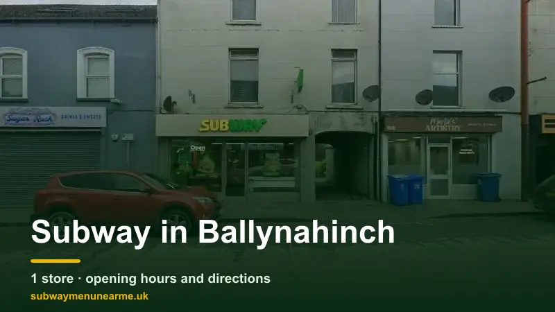 subway ballynahinch