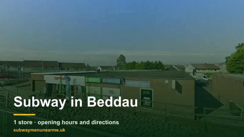 subway beddau