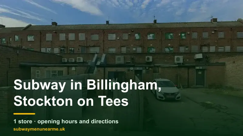 subway billingham, stockton on tees