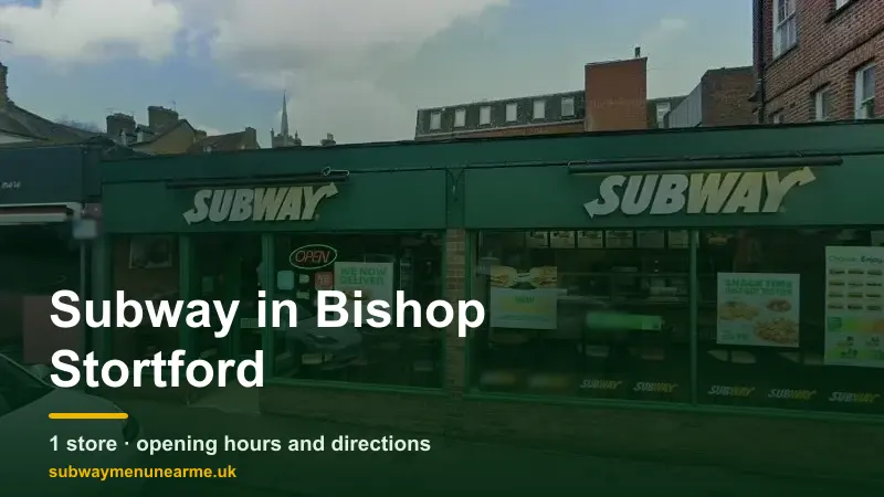 subway bishop stortford