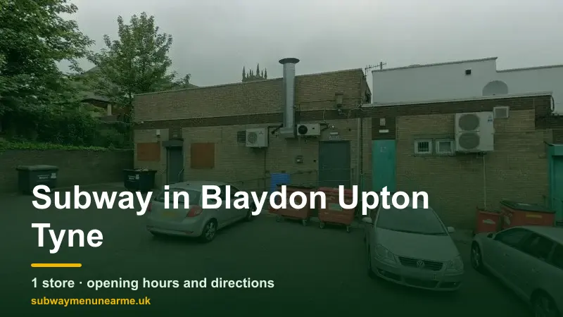 subway blaydon upton tyne