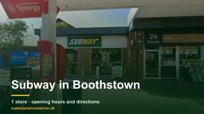 subway boothstown