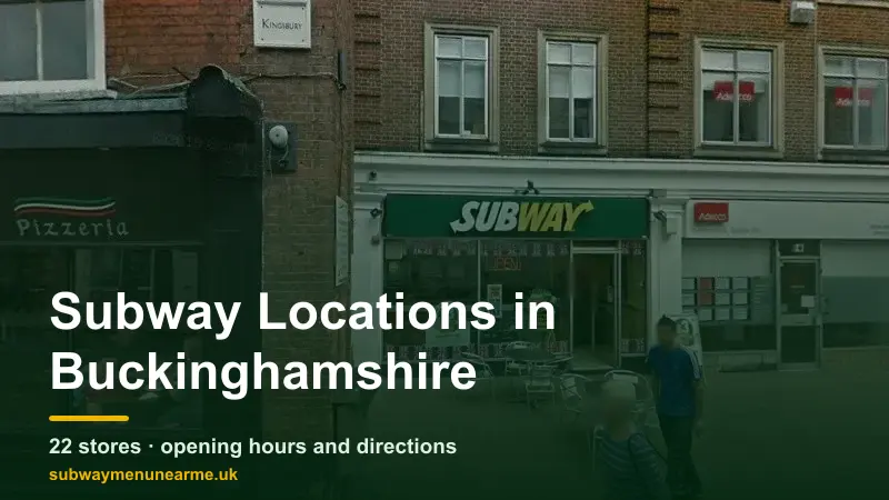 subway buckinghamshire locations