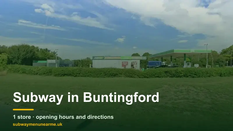 subway buntingford