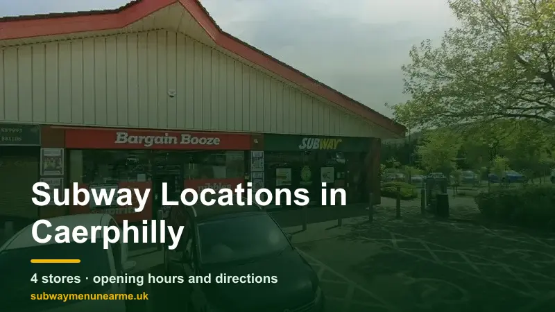subway caerphilly locations