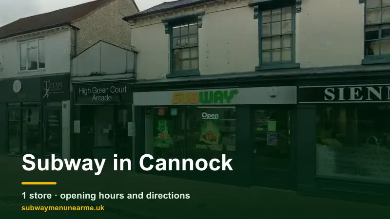 subway cannock