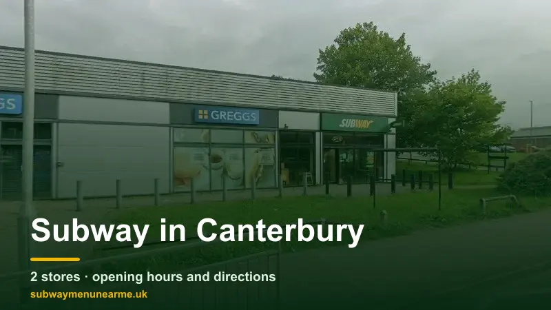 subway canterbury