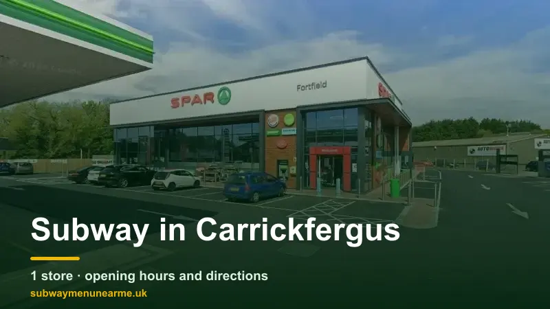 subway carrickfergus