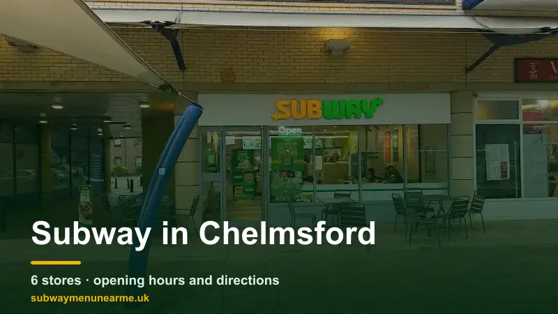 subway chelmsford