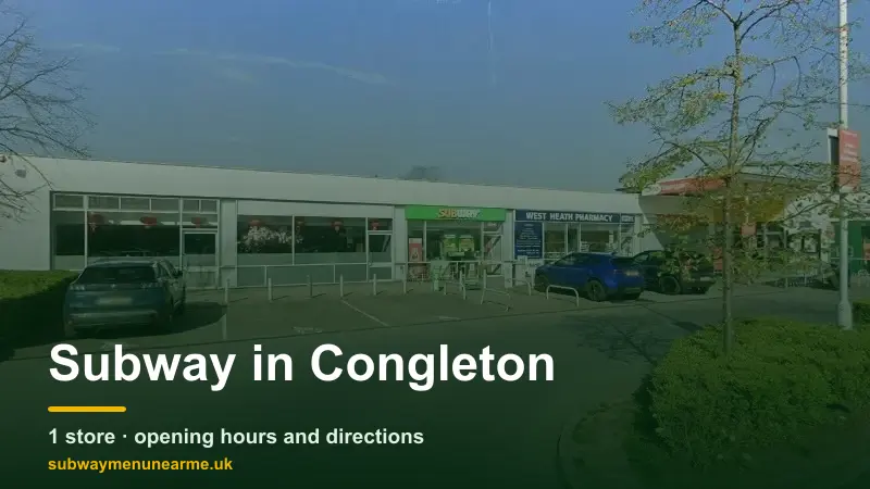 subway congleton