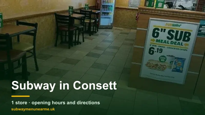 subway consett