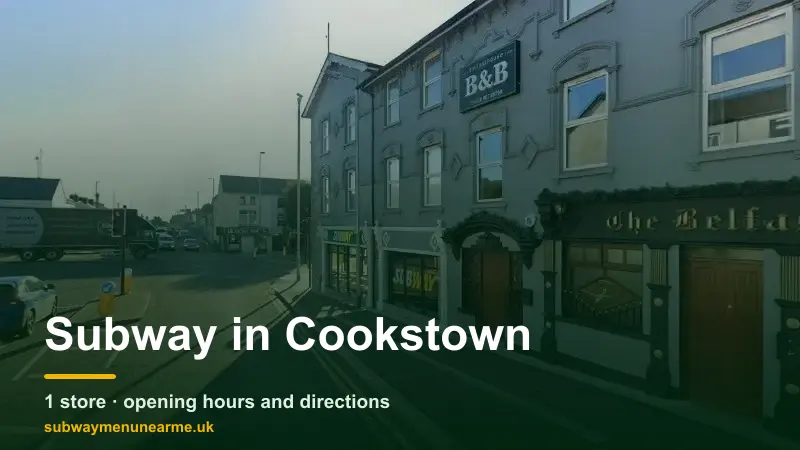 subway cookstown