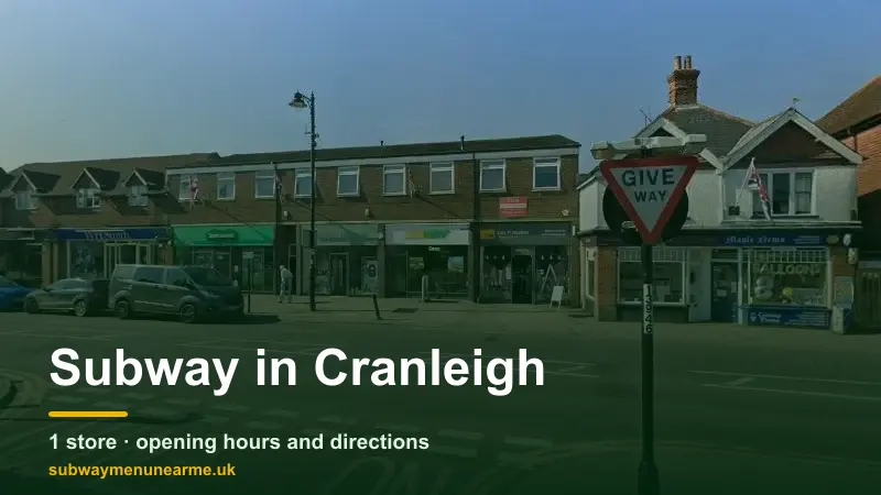 subway cranleigh