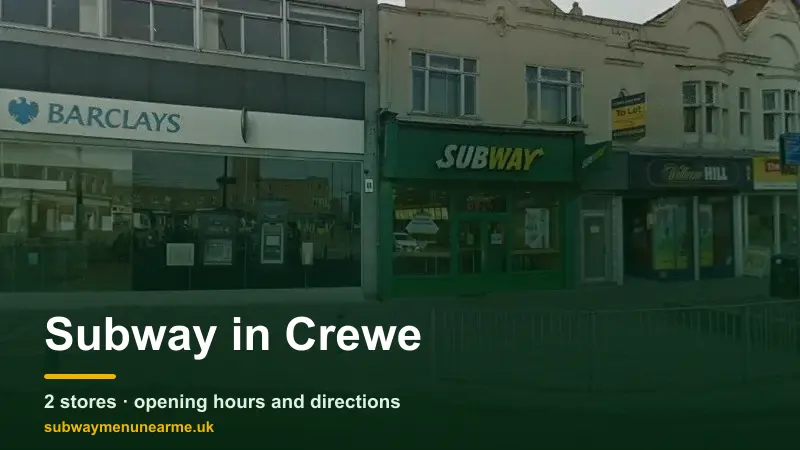 subway crewe