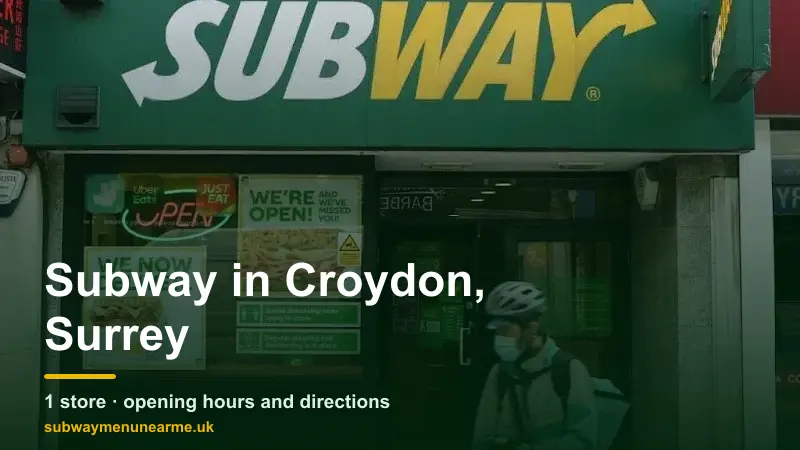 subway croydon, surrey