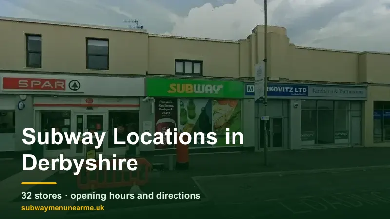 subway derbyshire locations