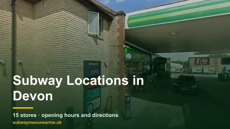 subway devon locations