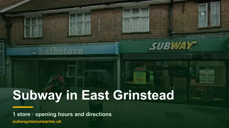 subway east grinstead