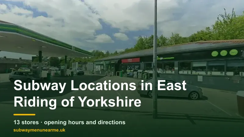 subway east riding of yorkshire locations