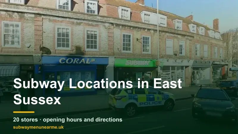 subway east sussex locations