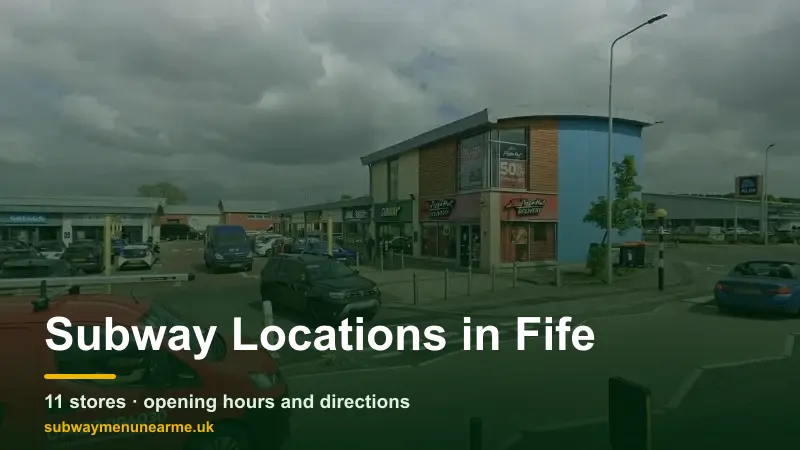 subway fife locations