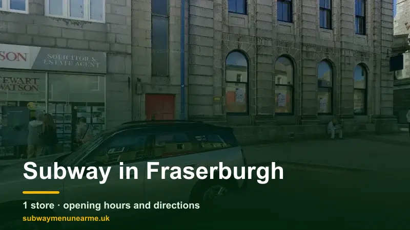 subway fraserburgh