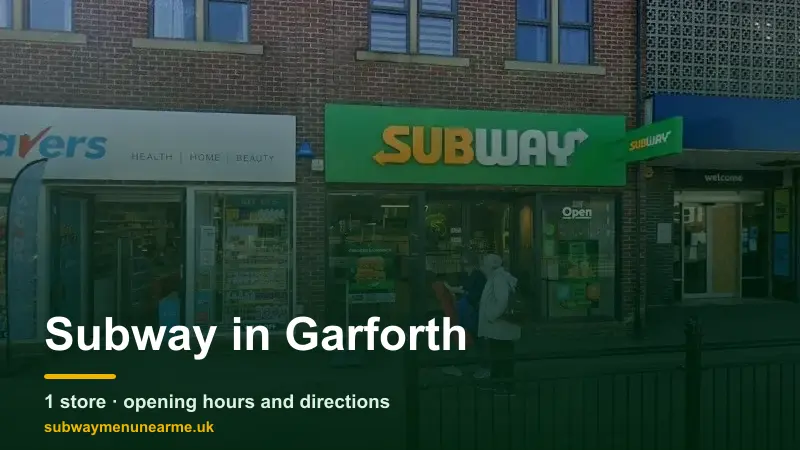 subway garforth