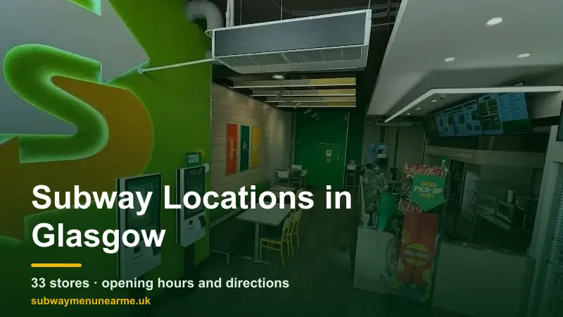 subway glasgow locations