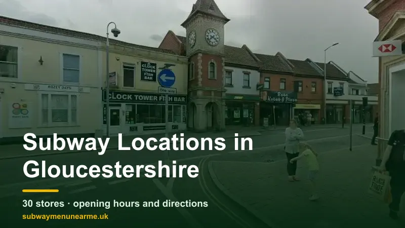 subway gloucestershire locations