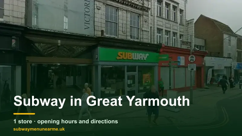 subway great yarmouth