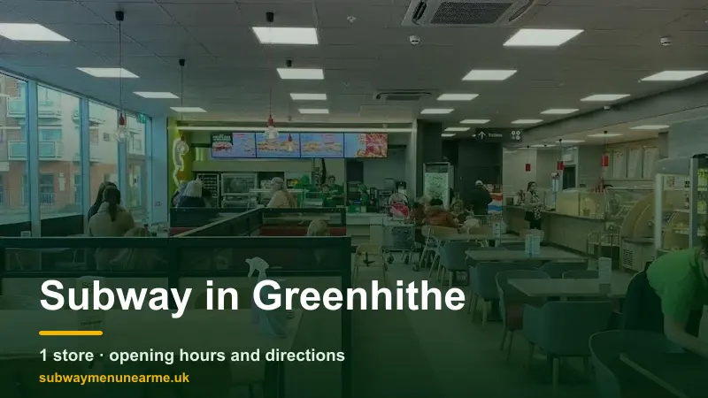 subway greenhithe