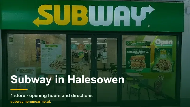 subway halesowen