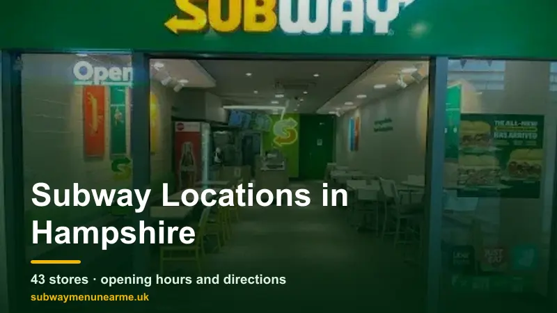 subway hampshire locations