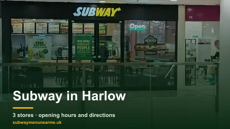 subway harlow