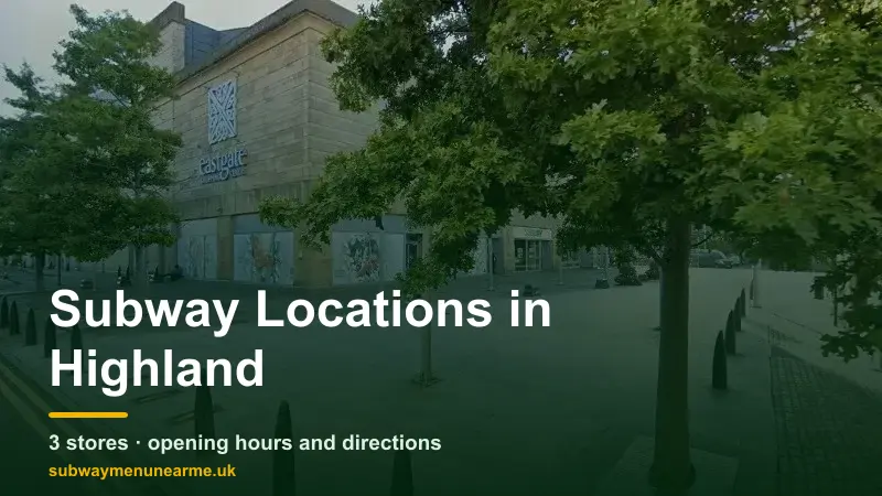 subway highland locations