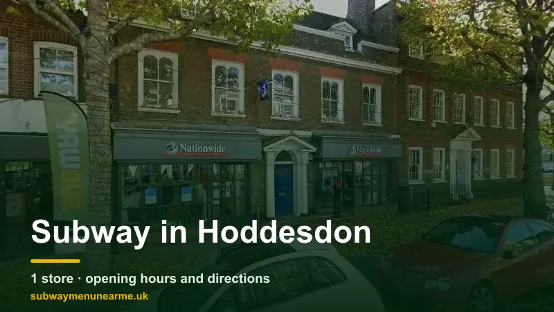 subway hoddesdon