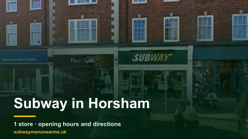 subway horsham