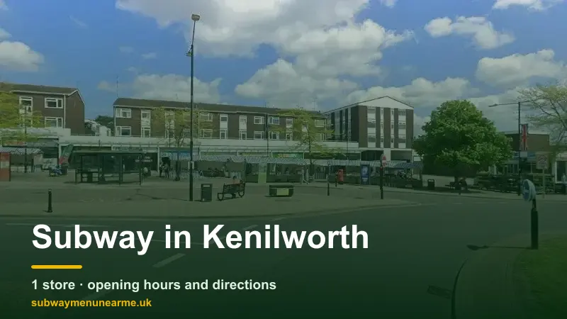 subway kenilworth
