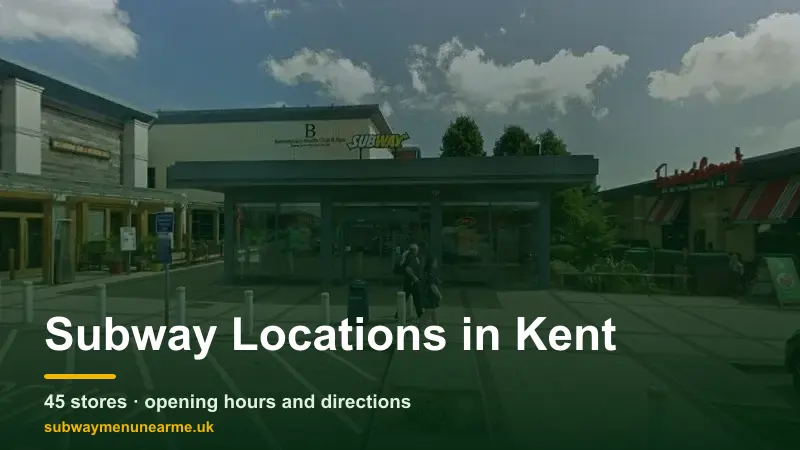 subway kent locations