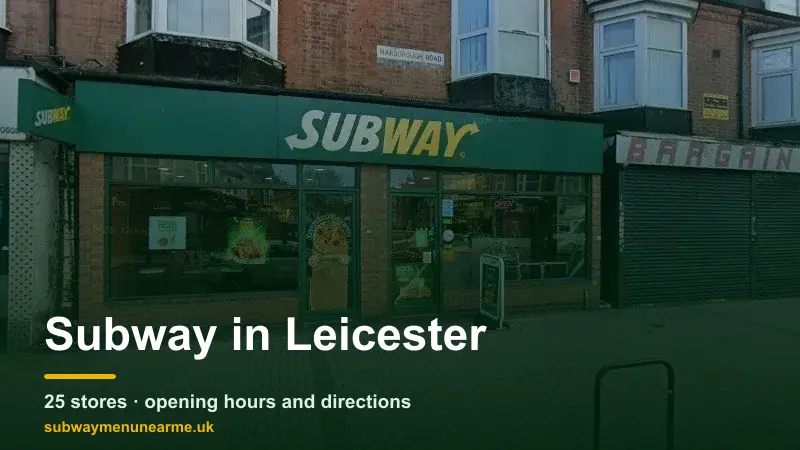 subway leicester