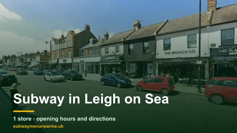 subway leigh on sea