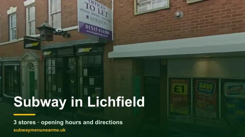 subway lichfield