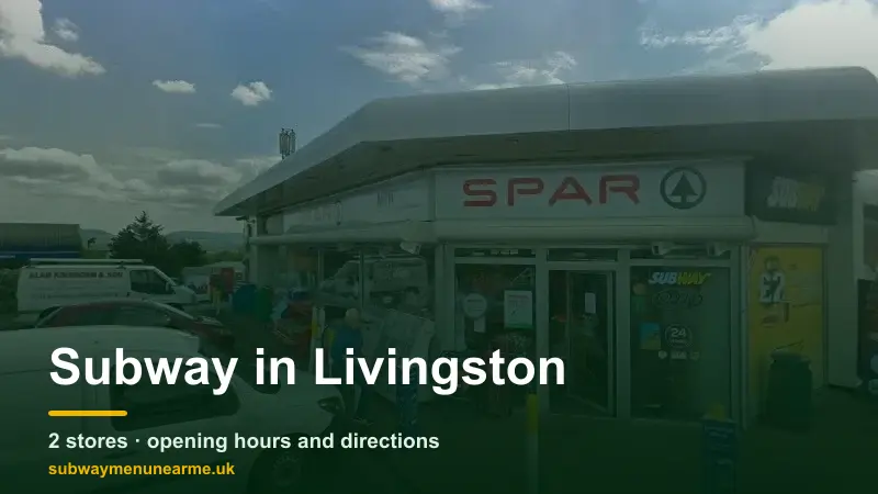 subway livingston